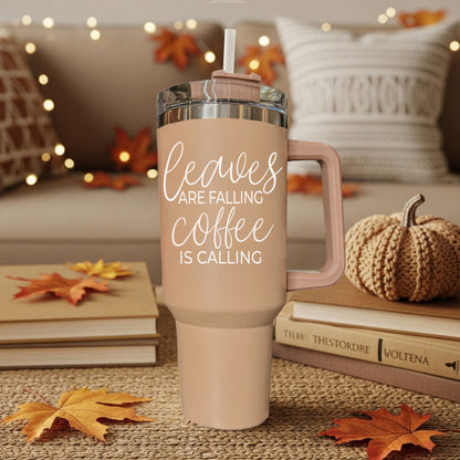 Leaves Falling 40oz Insulated Tumbler