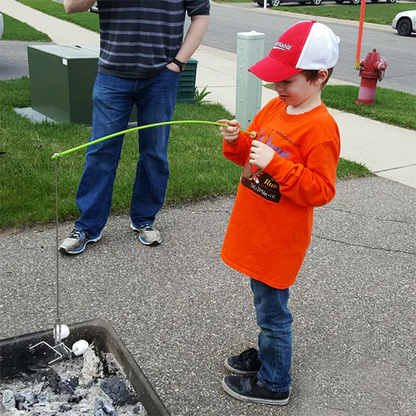 Fire Roasting Fishing Pole