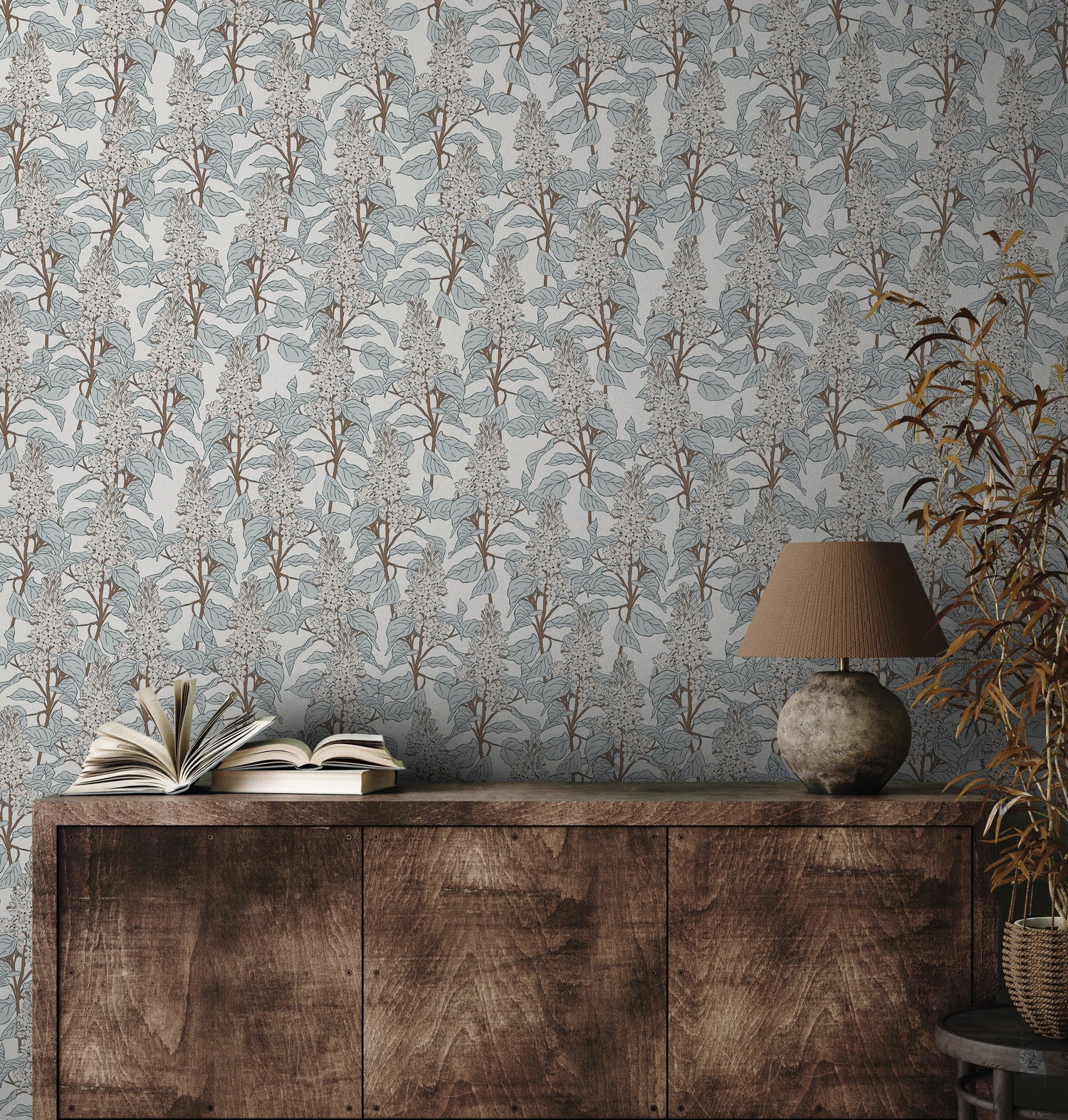 Lilac Wallpaper by Brittany Polatis Design