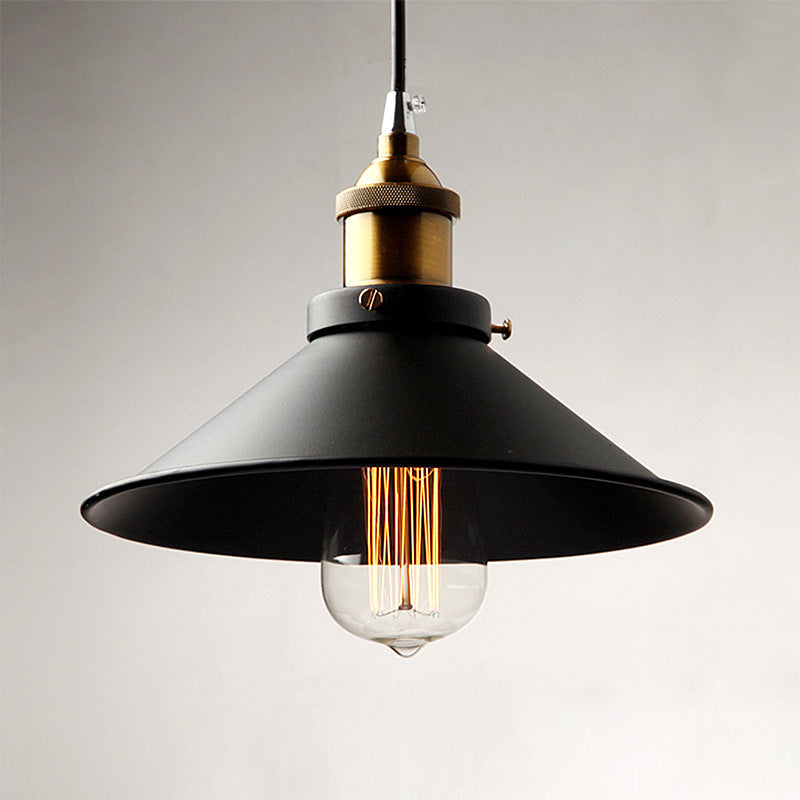 Little Black Dress Pendant Light - Black &amp; Gold