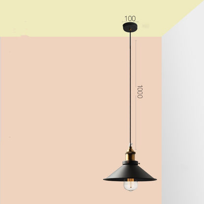 Little Black Dress Pendant Light - Black &amp; Gold