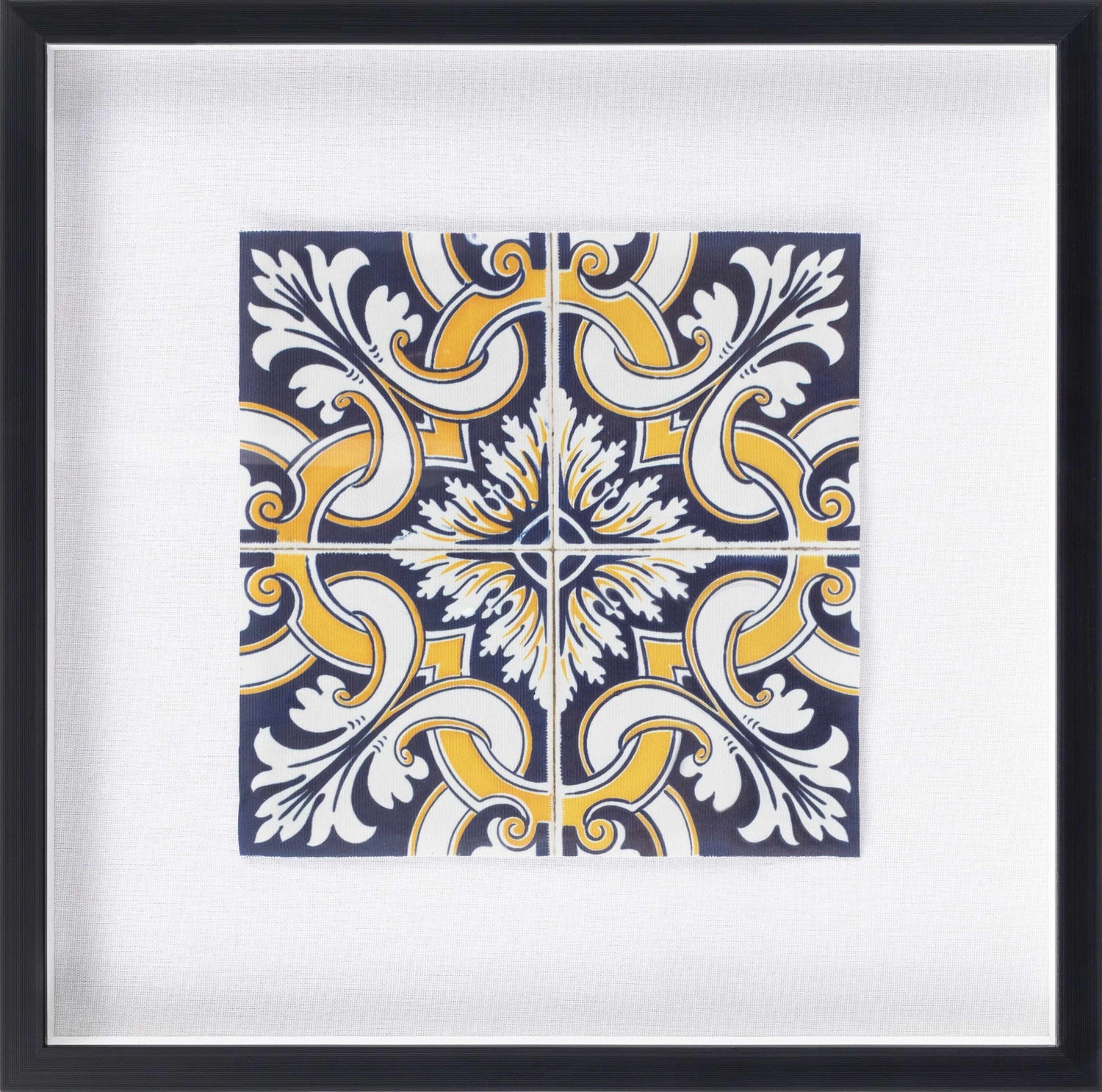 Mazgirt Majestic Black Frame Wall Art Piece