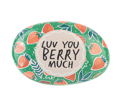 Uplifting Painted Art Rocks | Decorative Resin Stones with Inspirational Messages