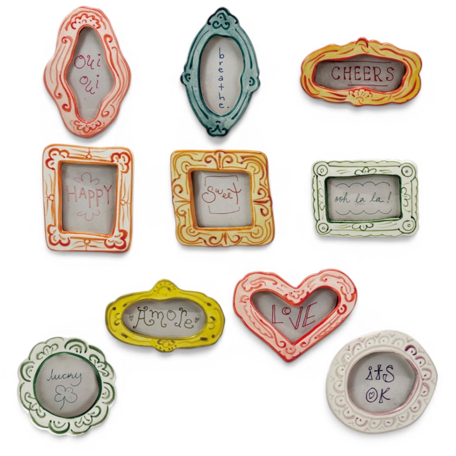 Mini Photo Frame Magnet with Saying