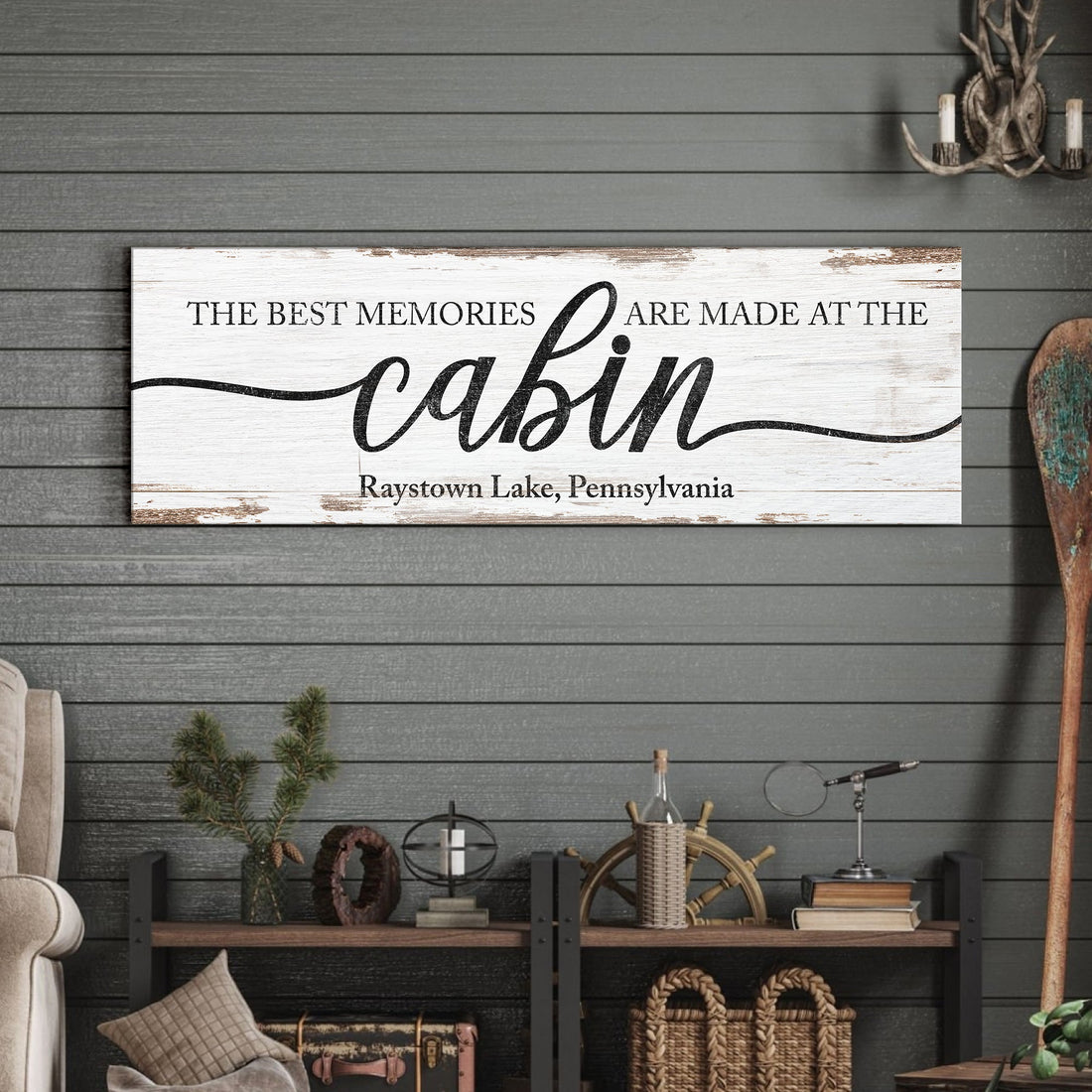 Cabin Memory Sign