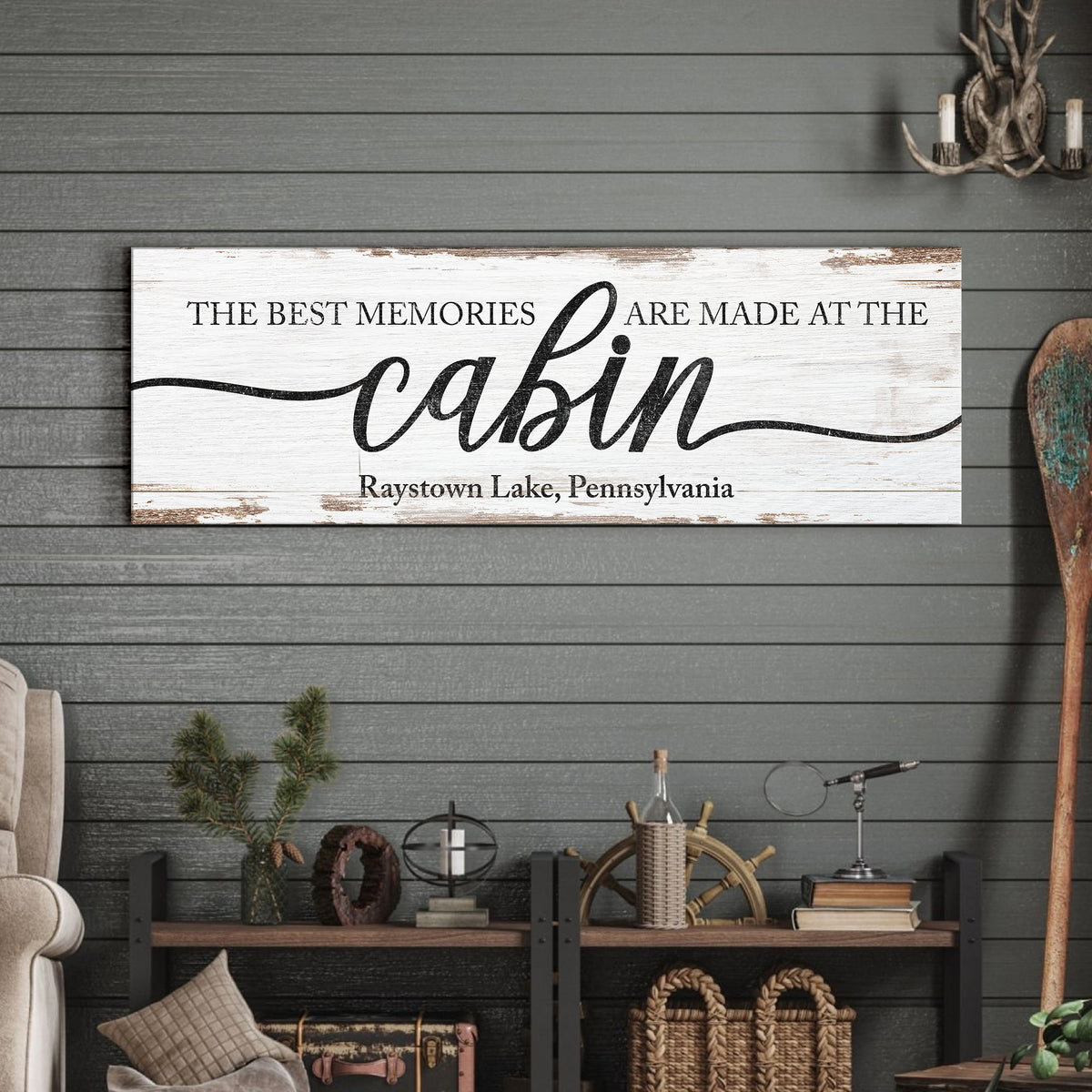 Cabin Memory Sign