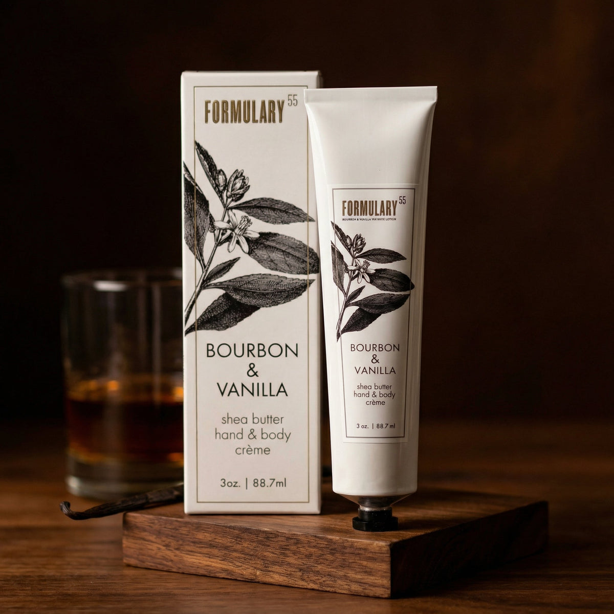 Bourbon &amp; Vanilla - On-the-Go Shea Butter Hand and Body Creme Tube