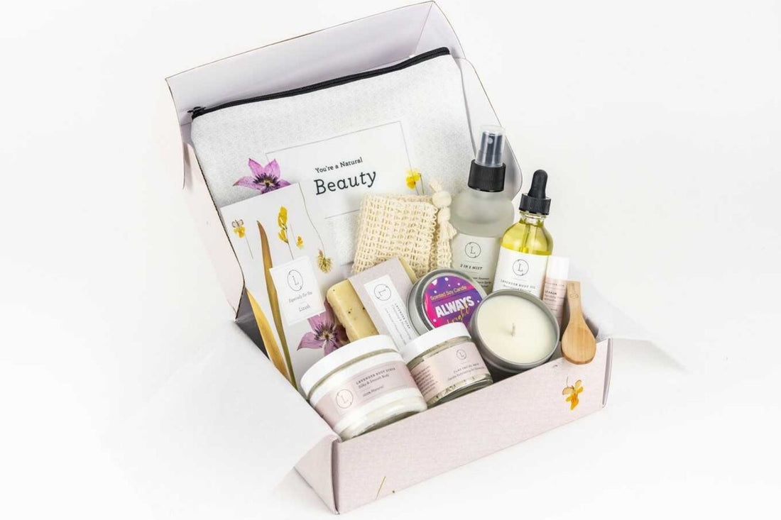Spa Gift Box for Mom - Natural Lavender