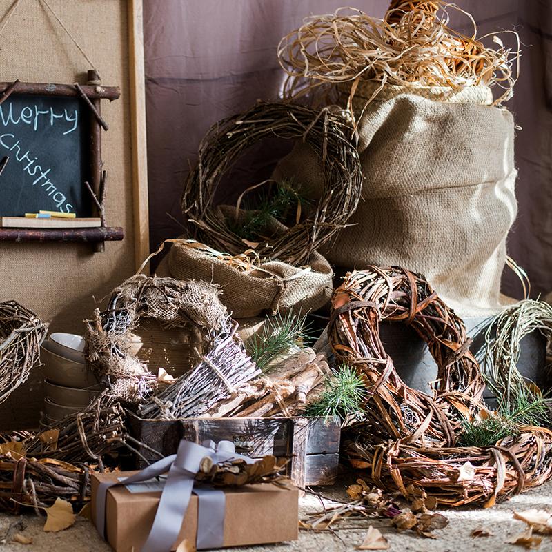 Natural Handmade Willow Wreaths