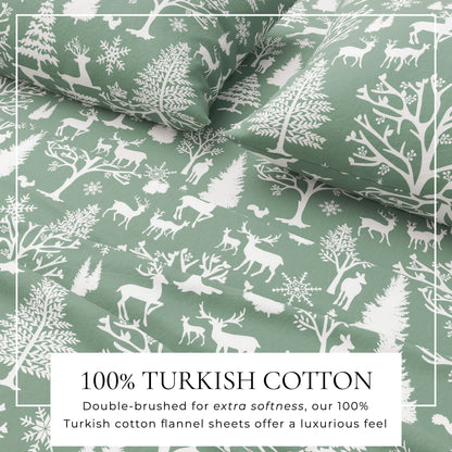 Turkish Cotton Flannel Sheet Sets - Lakeview Collection