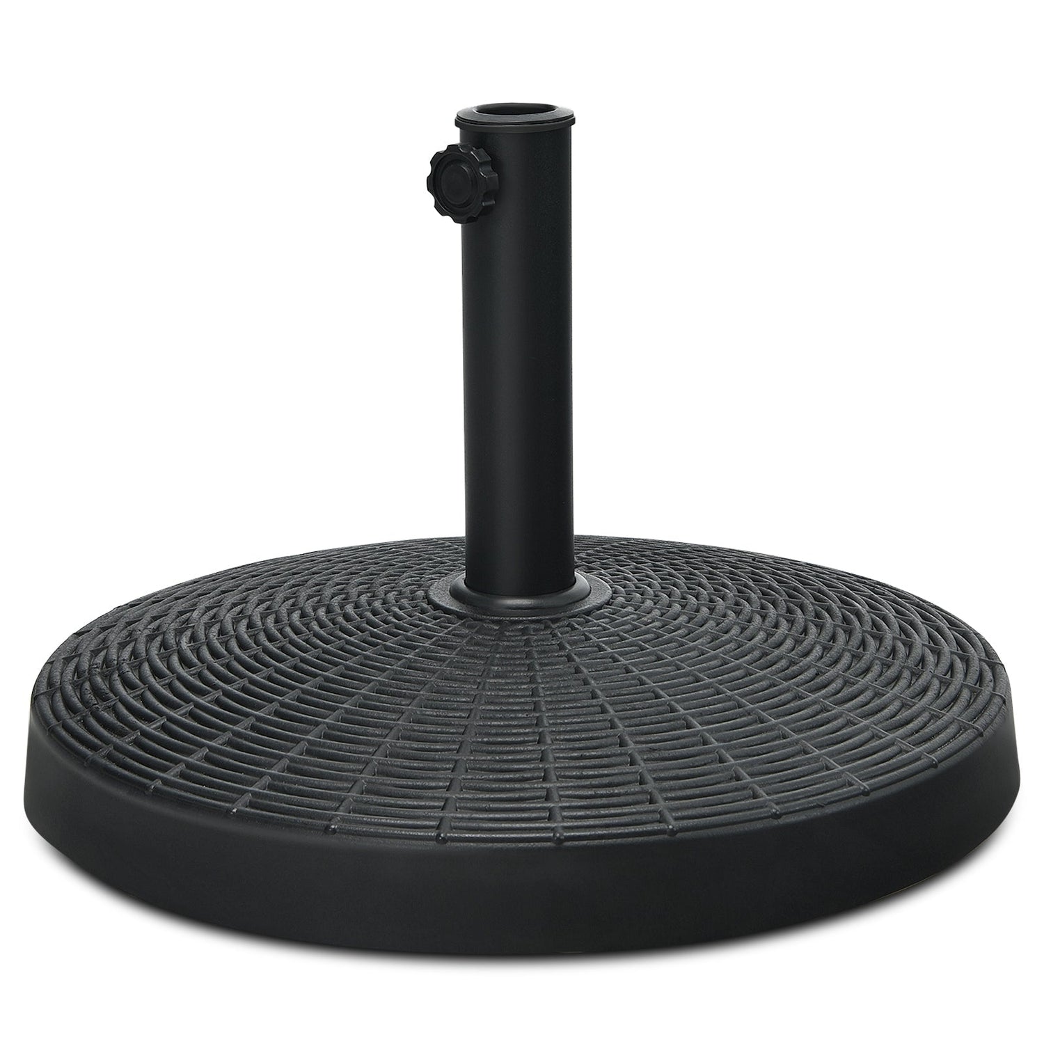 49 LBS Resin Umbrella Base - Black