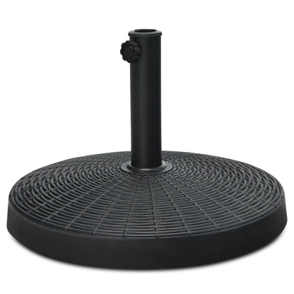 49 LBS Resin Umbrella Base - Black