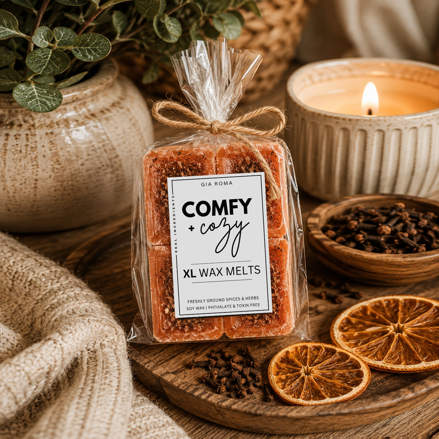 XL Wax Melts - Orange Clove