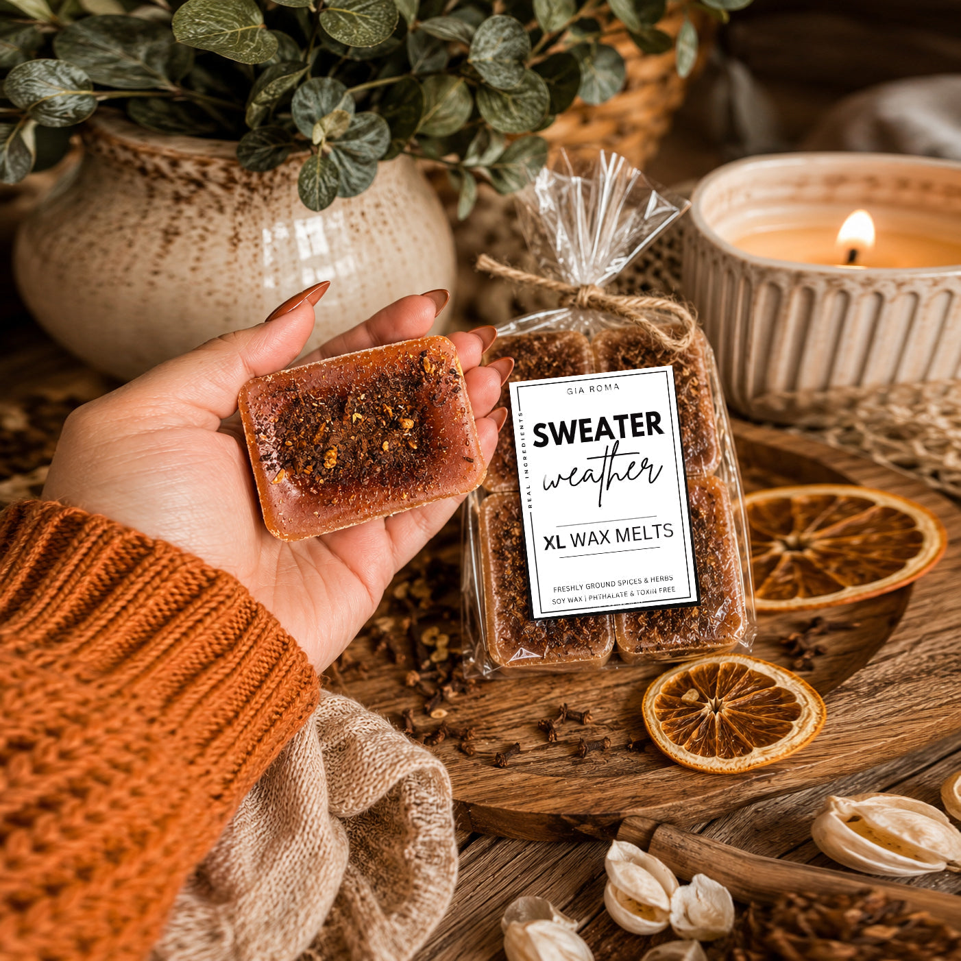 XL Wax Melts - Orange Clove