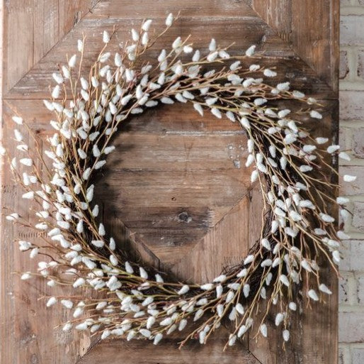 19.5" Pussy Willow Wreath