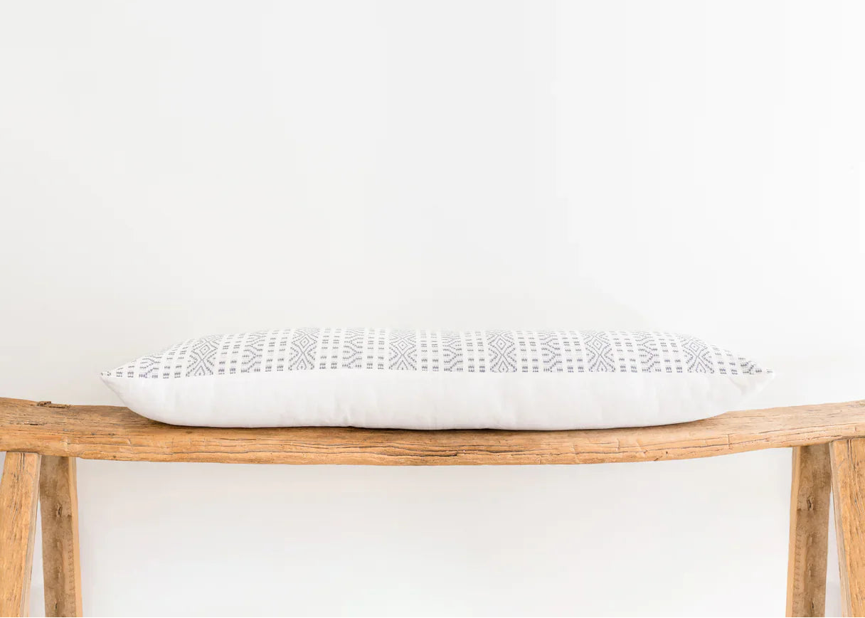 ANDREA LUMBAR PILLOW IN SLATE