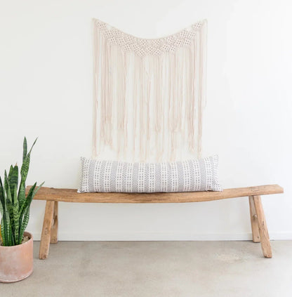ANDREA LUMBAR PILLOW IN SLATE