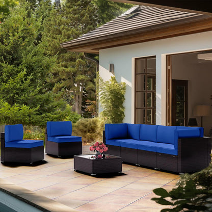 14-Piece Replacement Cushions for Patio Furniture - Waterproof &amp; UV Resistant - 4 Colors