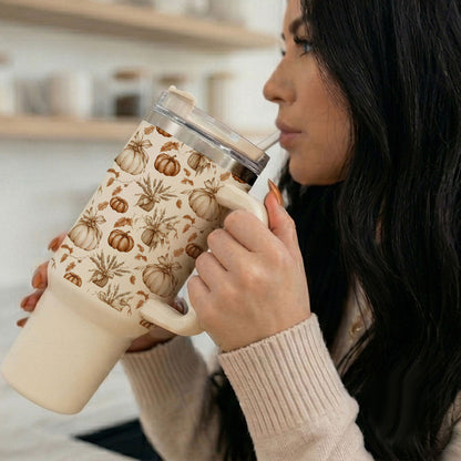 Rustic Pumpkins 40oz Insulated Tumbler