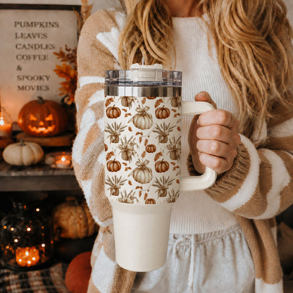 Rustic Pumpkins 40oz Insulated Tumbler