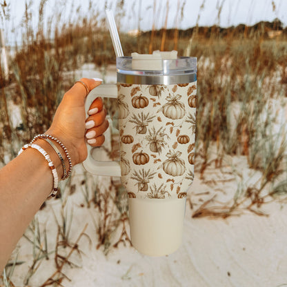 Rustic Pumpkins 40oz Insulated Tumbler
