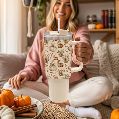 Rustic Pumpkins 40oz Insulated Tumbler
