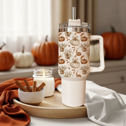 Rustic Pumpkins 40oz Insulated Tumbler