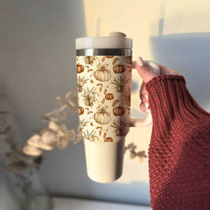 Rustic Pumpkins 40oz Insulated Tumbler