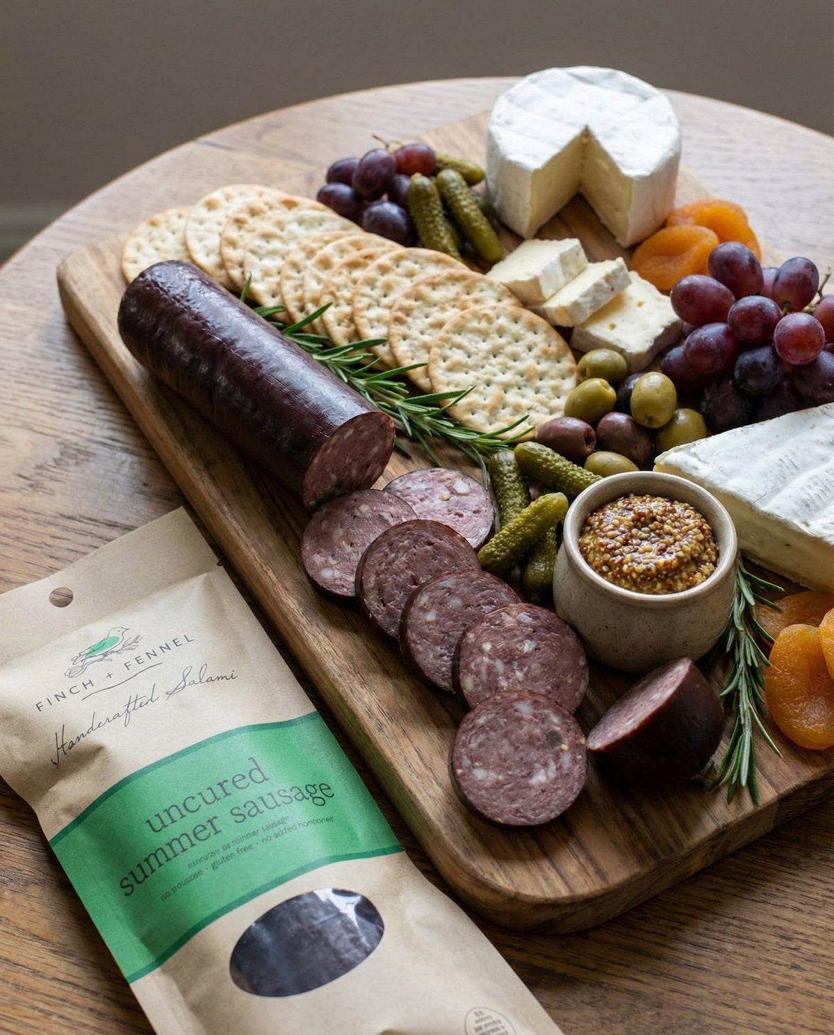 Uncured Summer Sausage | Finch + Fennel