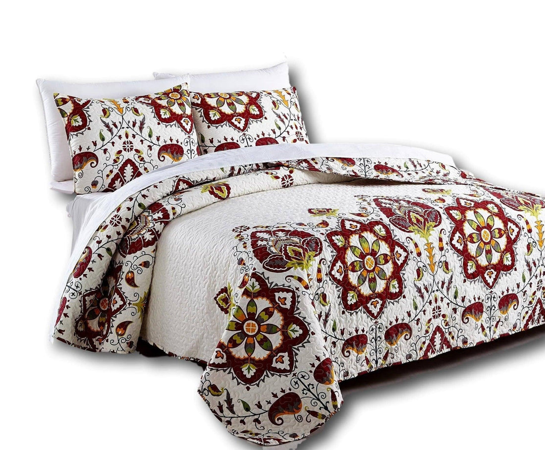 Casablanca Mediterranean Quilted Bedding Set