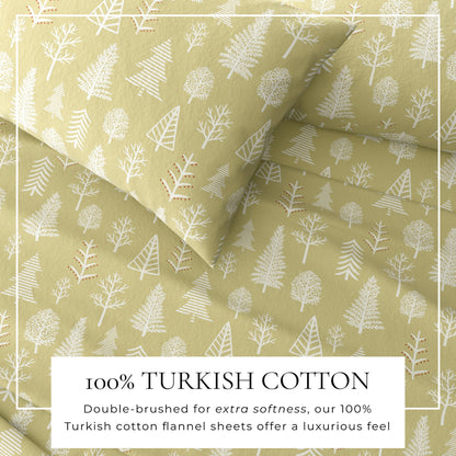 Turkish Cotton Flannel Sheet Sets - Lakeview Collection
