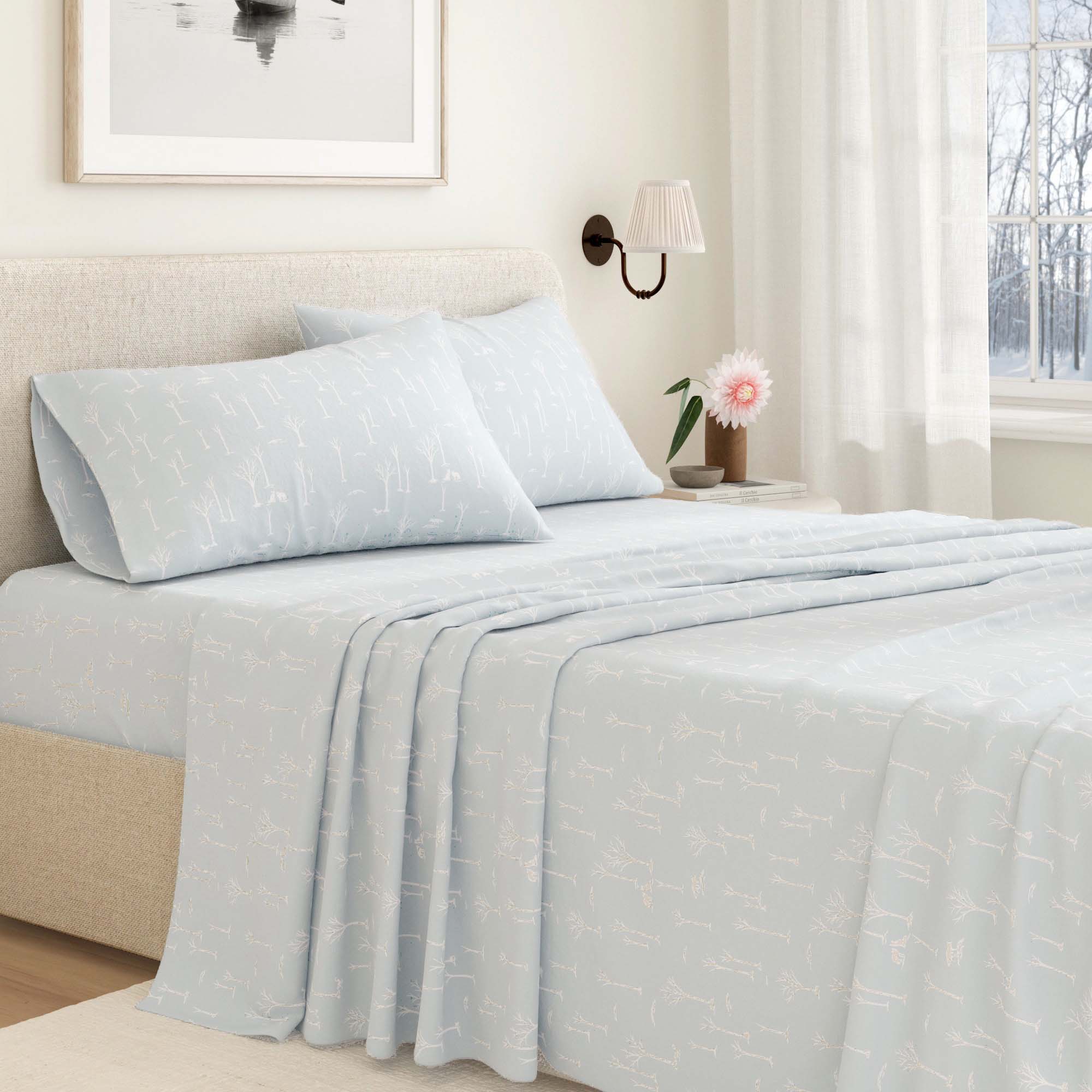 Turkish Cotton Flannel Sheet Sets - Elevated Lodge Collection