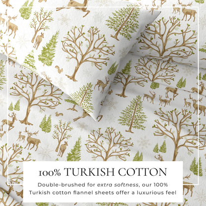 Turkish Cotton Flannel Sheet Sets - Lakeview Collection