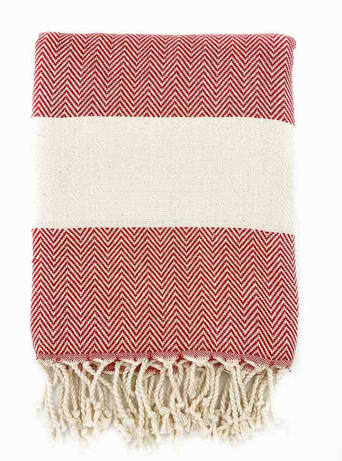 Herringbone Turkish Bath/ Beach Towels - Multiple Colors