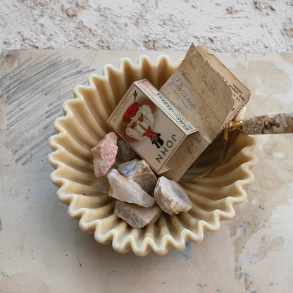 Resin Pleated Bowl