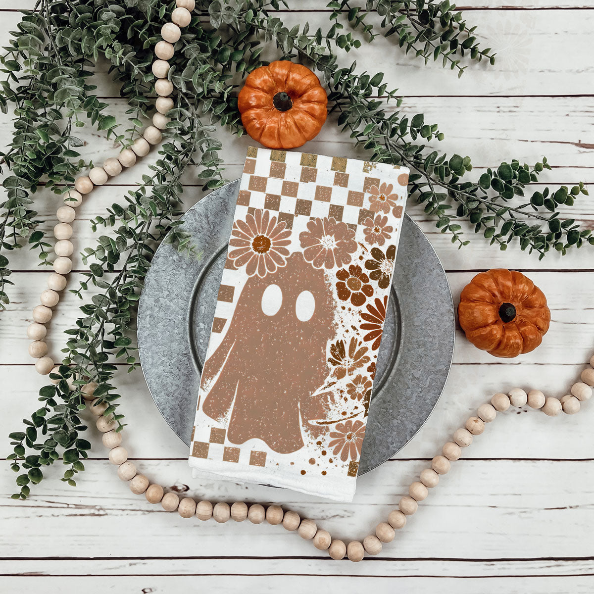Retro Halloween Dish Towels