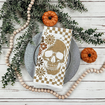 Retro Halloween Dish Towels