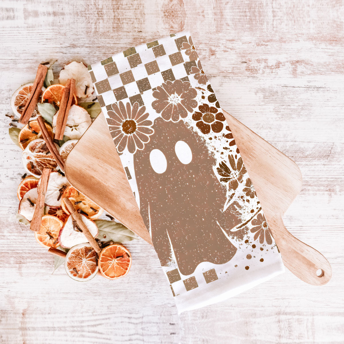 Retro Halloween Dish Towels