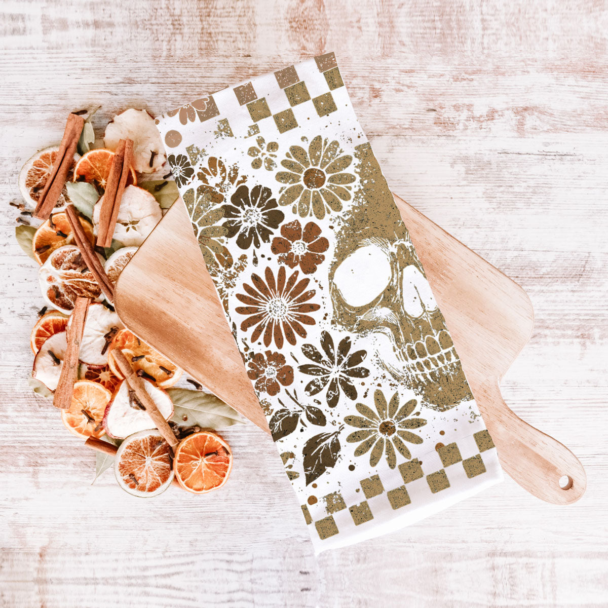 Retro Halloween Dish Towels