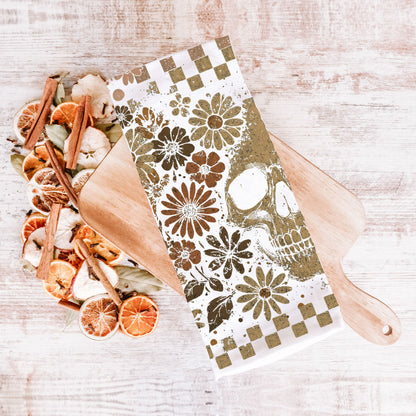 Retro Halloween Dish Towels