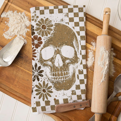 Retro Halloween Dish Towels