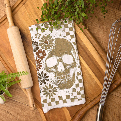 Retro Halloween Dish Towels