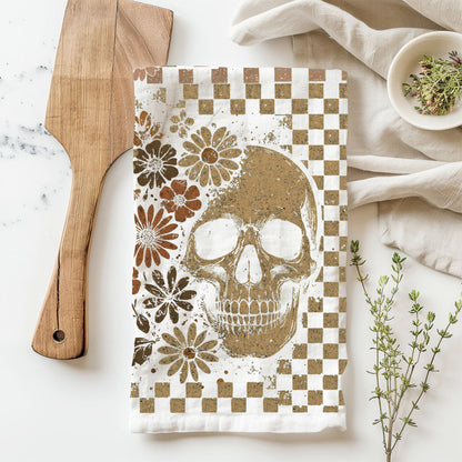 Retro Halloween Dish Towels