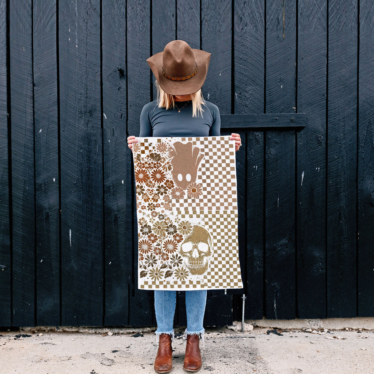Retro Halloween Dish Towels