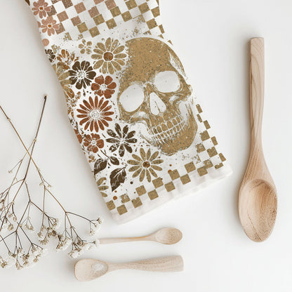Retro Halloween Dish Towels
