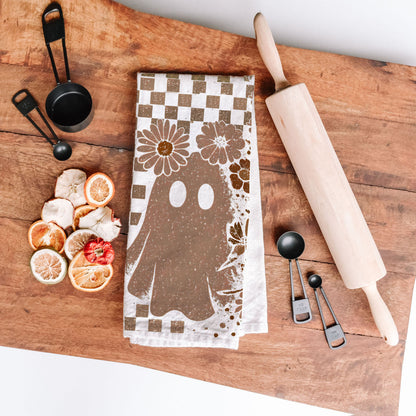 Retro Halloween Dish Towels