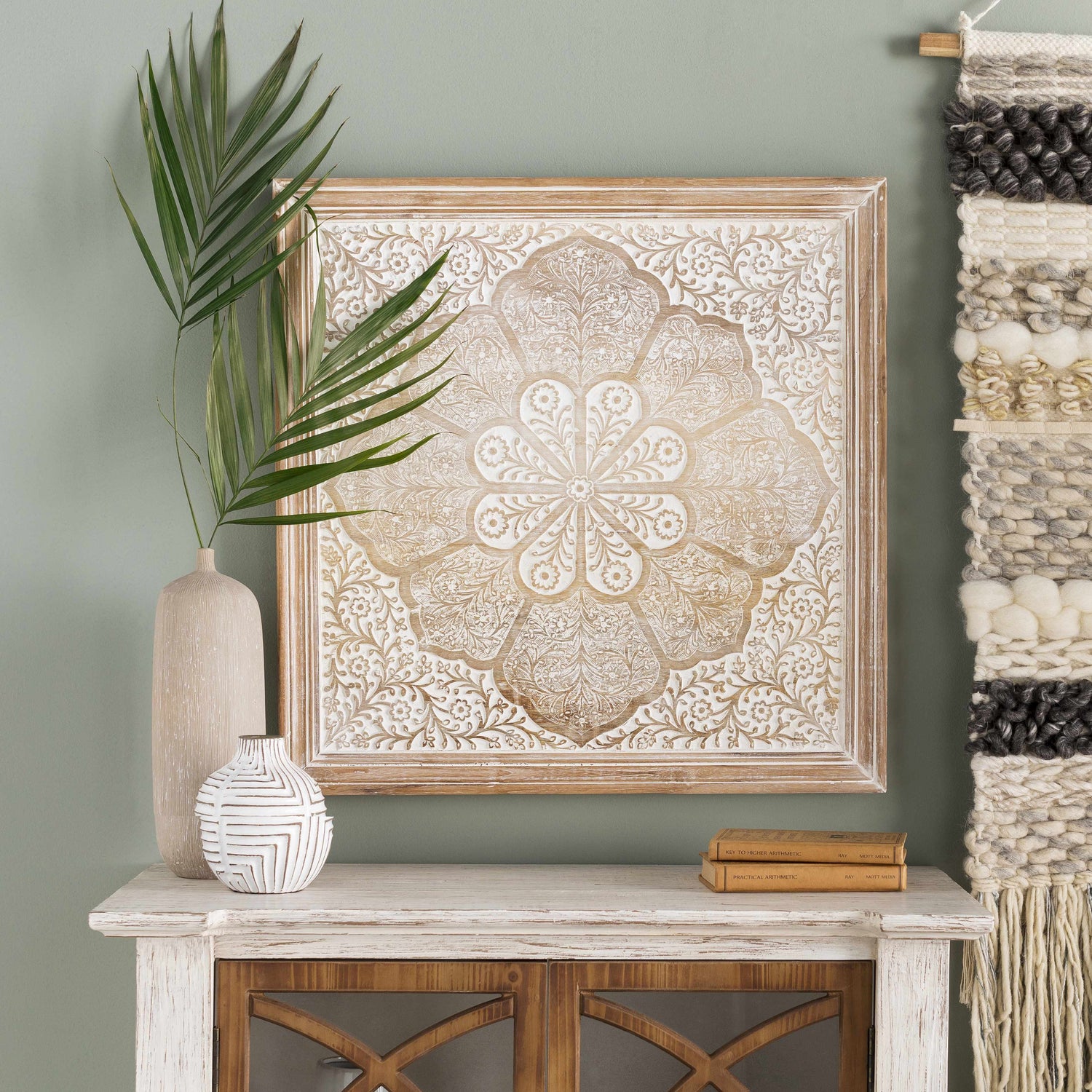 Roslindale Wood-Frame Wall Art Piece