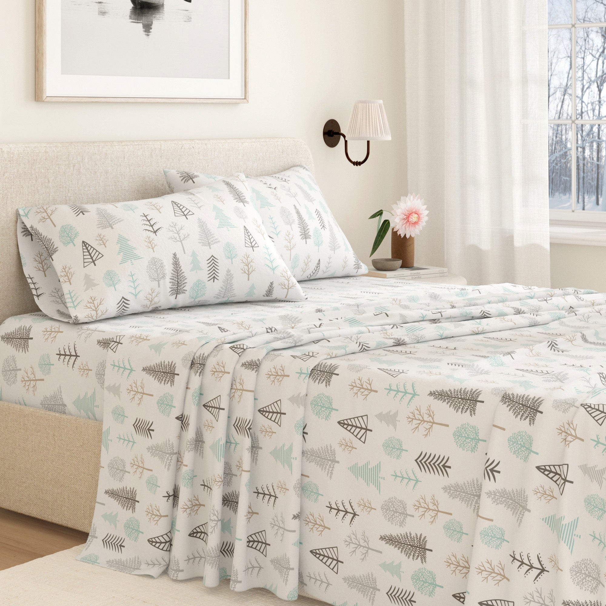 Turkish Cotton Flannel Sheet Sets - Lakeview Collection
