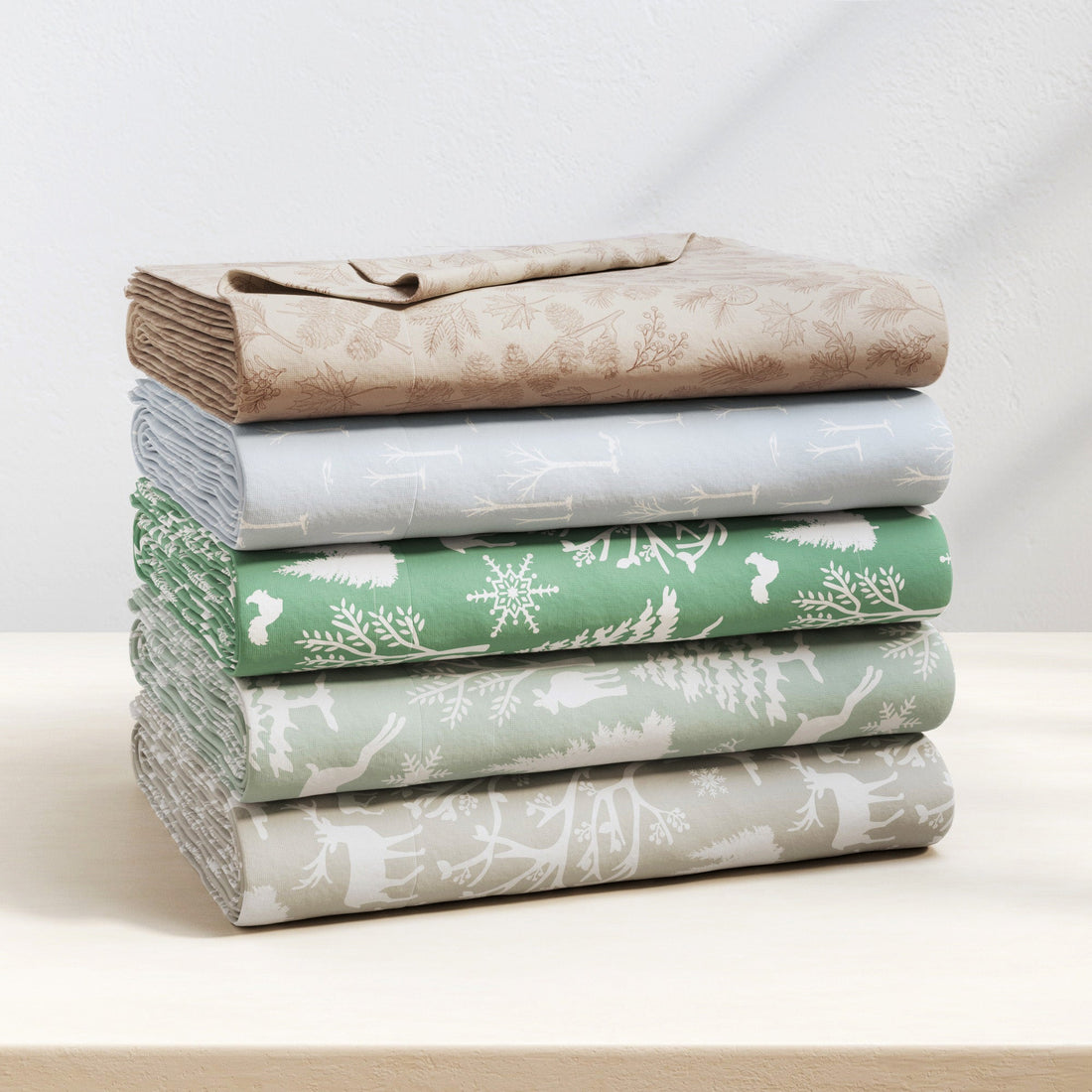 Turkish Cotton Flannel Sheet Sets - Elevated Lodge Collection