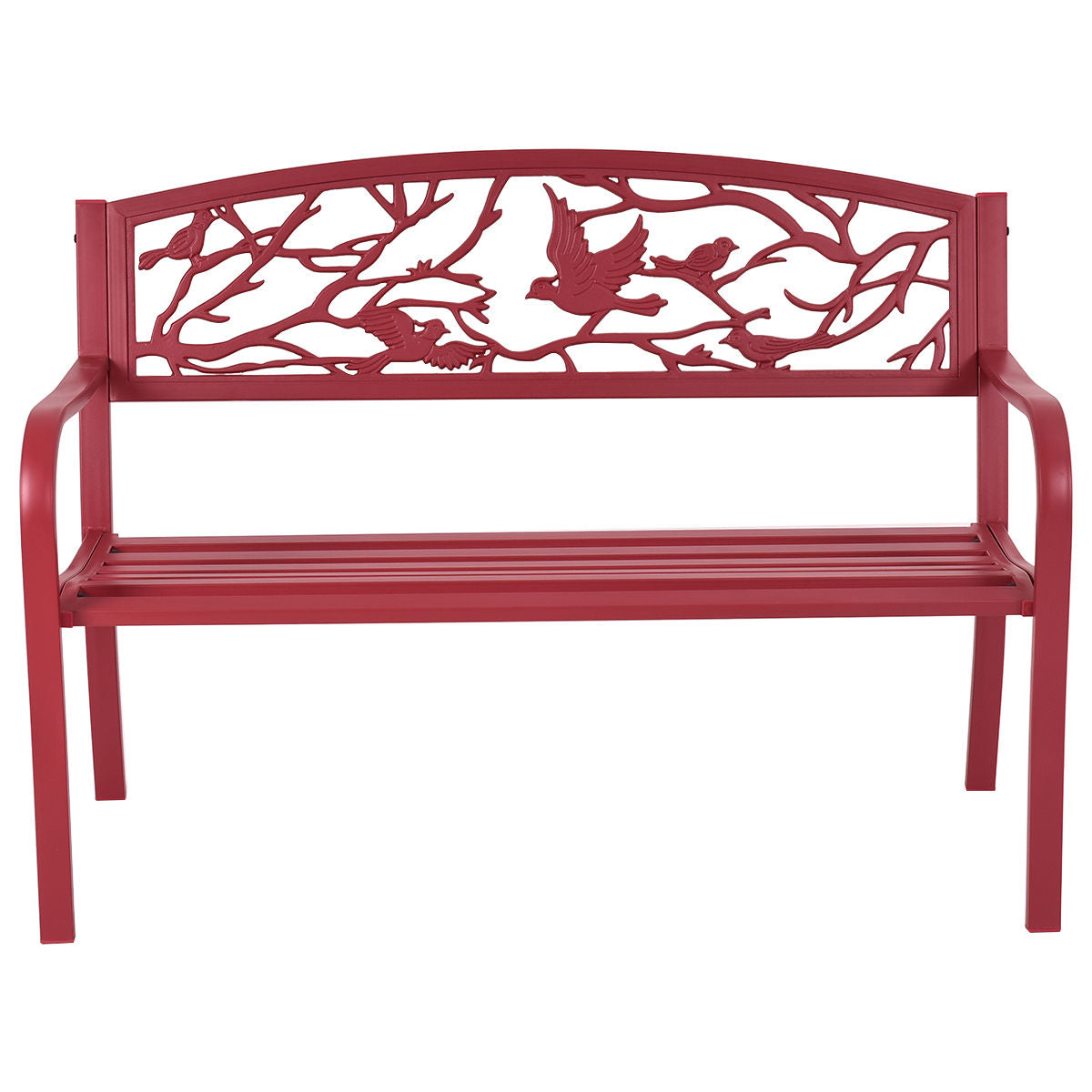 Garden Bench in Red